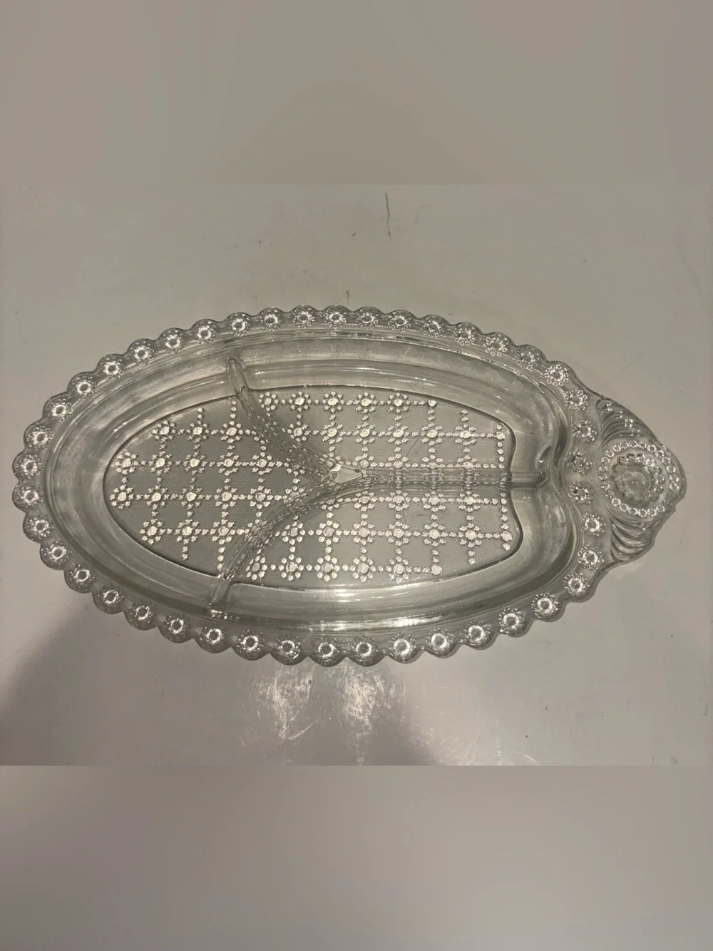 Vintage Hazel Atlas Relish Dish